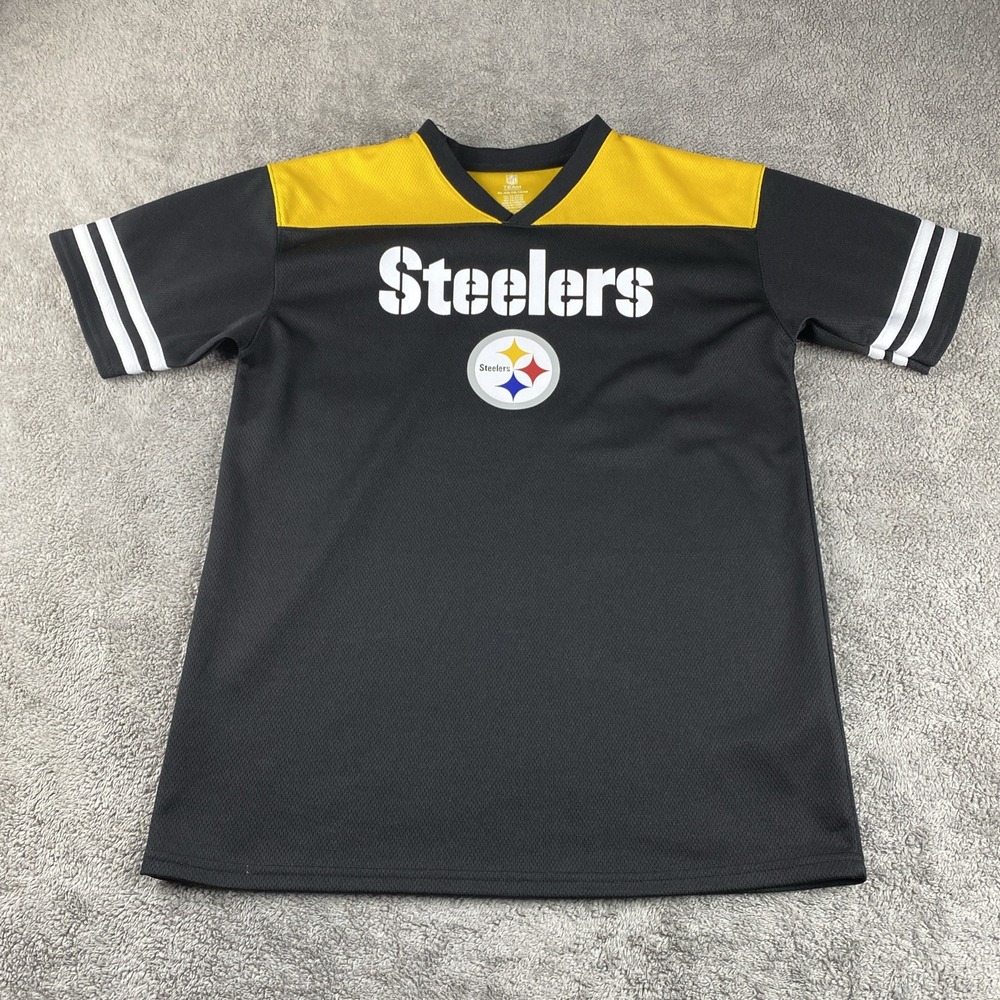 NFL Team Apparel Pittsburgh Steelers Football Jersey Youth Size XL 14-16